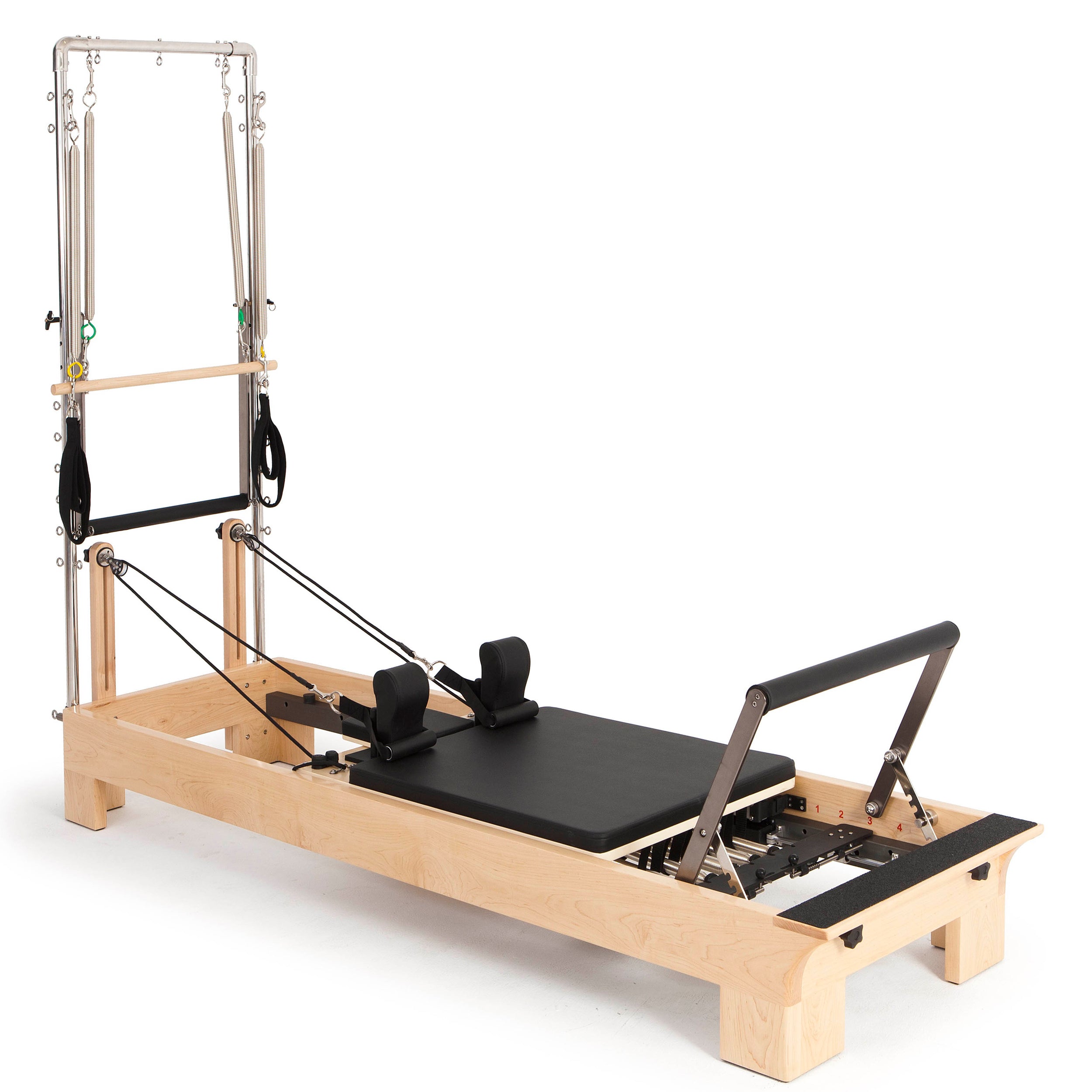 Wooden Reformer met Tower - Elina Pilates